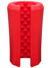 Doc Johnson Platinum The Tru Stroke Beaded Masturbator Red Masturbators and Strokers